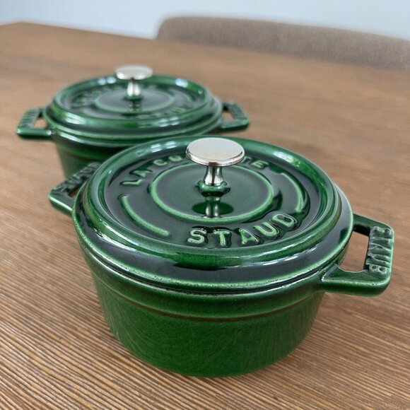 Staub Enameled Cast Iron Mini Cocotte 1/4-Qt (Quantity x2) - Picture 1 of 14